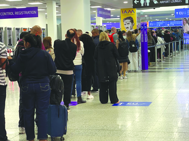 EU entry-exit system causing delays